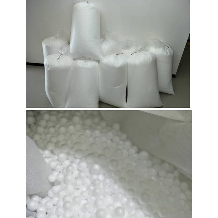 Butiran Styrofoam isian Bean Bag Isi 1kg