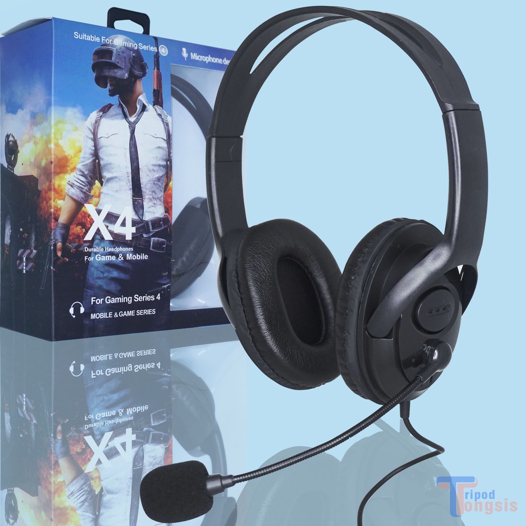 Jual Headset Gaming Mobile Legend PUBG X4 RX01 With Mic Gaming