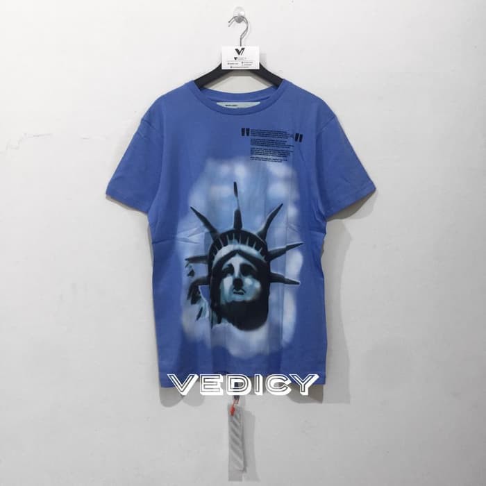 Off white statue top of liberty tee