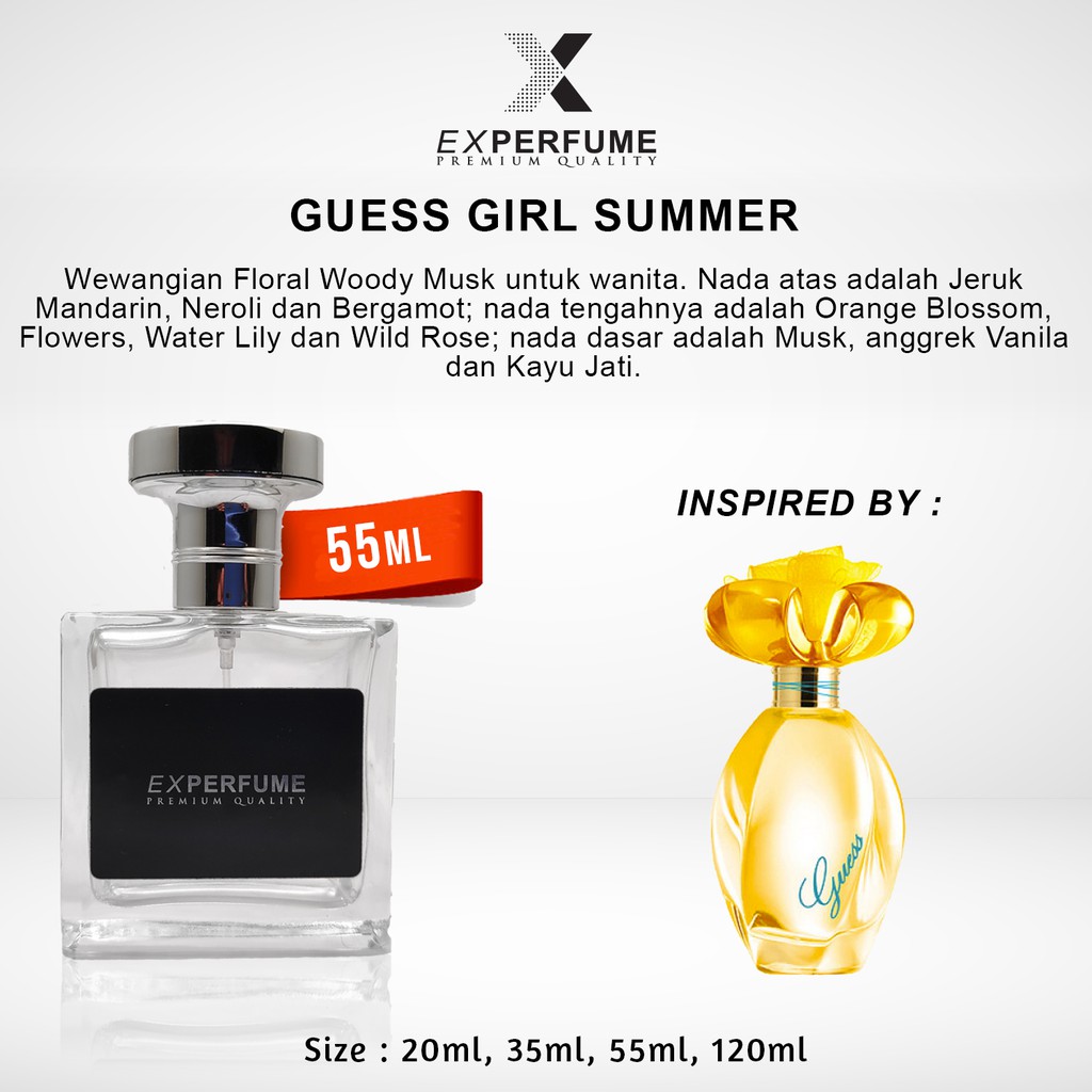 Jual Parfum Wanita Farfum Cewek Aroma Segar GUESS GIRL SUMMER Ex