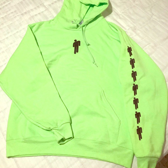 Neon hoodie billie on sale eilish