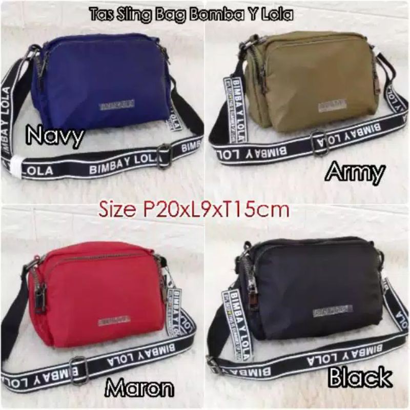 Jual BRANDED 100 ORIGINAL TAS BIMBA Y LOLA 88014 TAS SELEMPANG