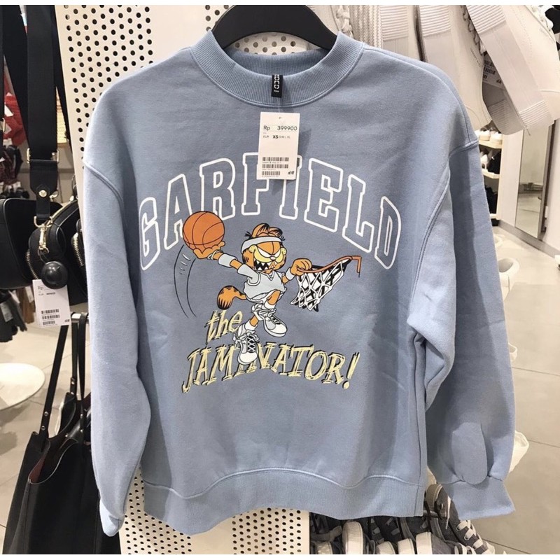 Garfield sweatshirt shop h&m