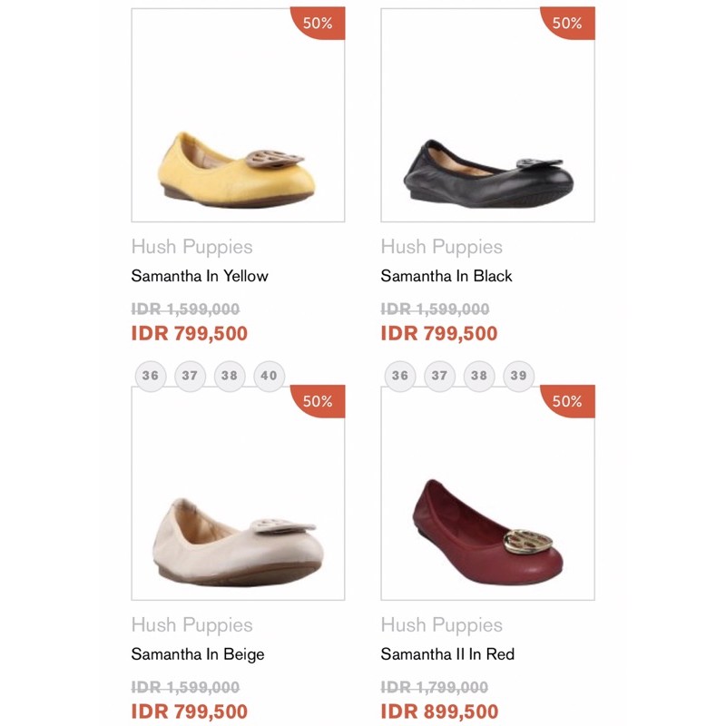 Hush puppies shoes store harga