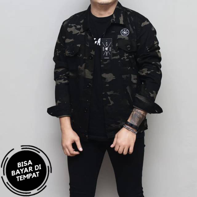 Jaket deals army casual