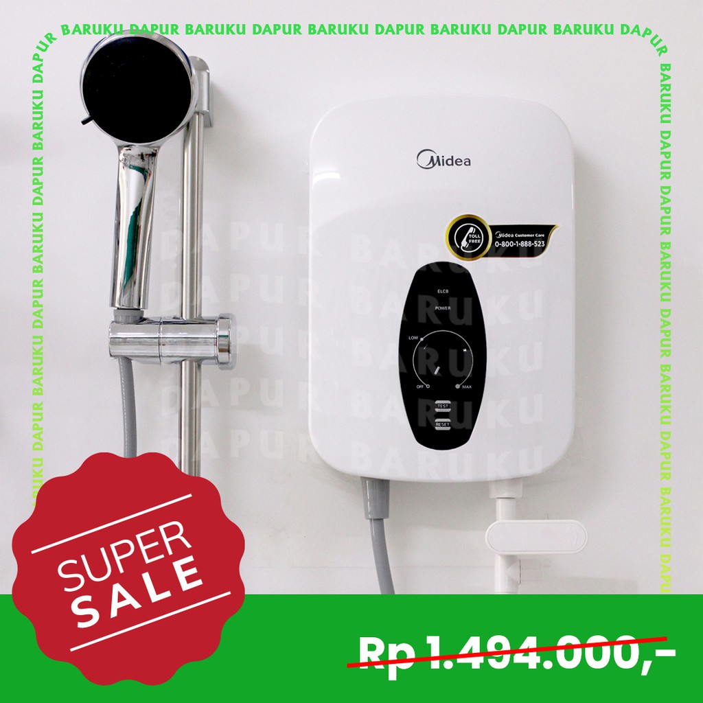 Jual Water Heater Instan Listrik MIDEA DSK 24Q - Pemanas Air Murah  Berkualitas | Shopee Indonesia