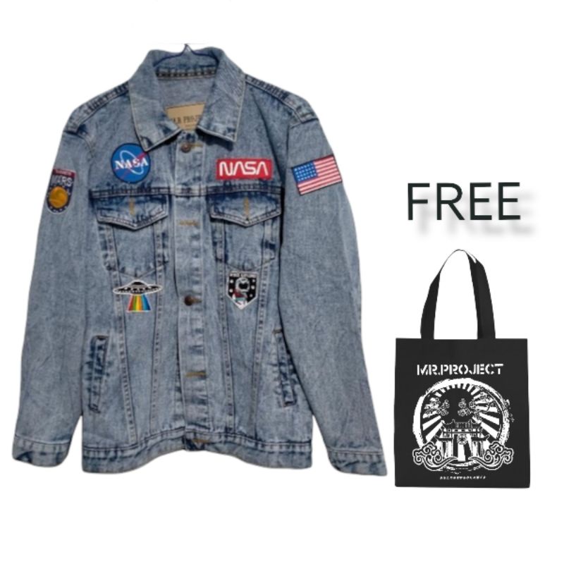 Nasa 2024 jeans jacket