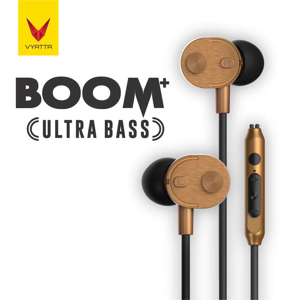 Jual VYATTA Boom Earphone Headset Handsfree Ultra Bass