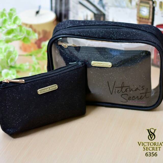 Jual Victoria Secret Cosmestic Pouch set Shopee Indonesia