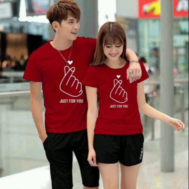 couple shirt maroon