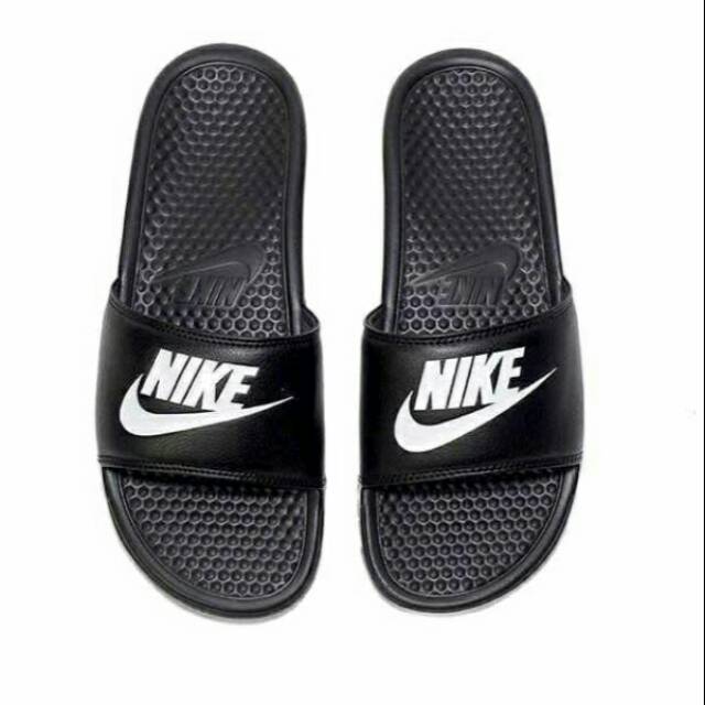 Jual ORIGINAL Sandal Nike ORIGINALS 100 Black White Sendal