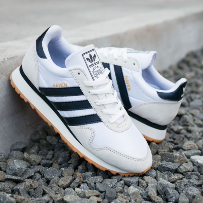 Jual ADIDAS HAVEN WHITE BLACK Shopee Indonesia