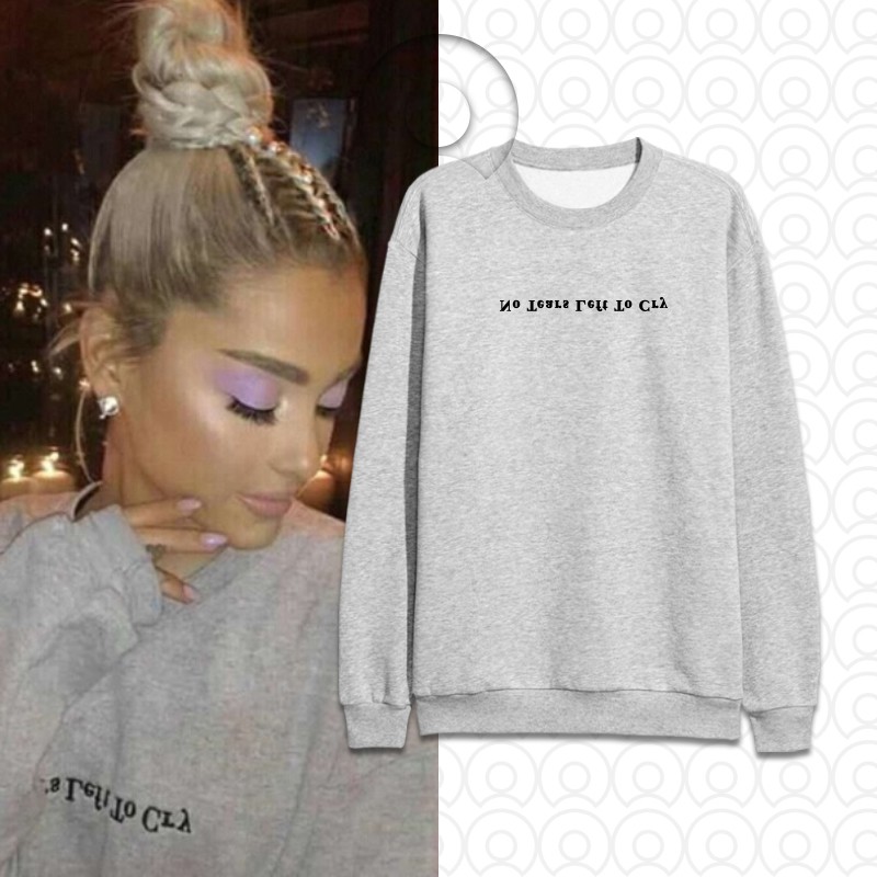 Ariana grande no tears 2024 left to cry sweater