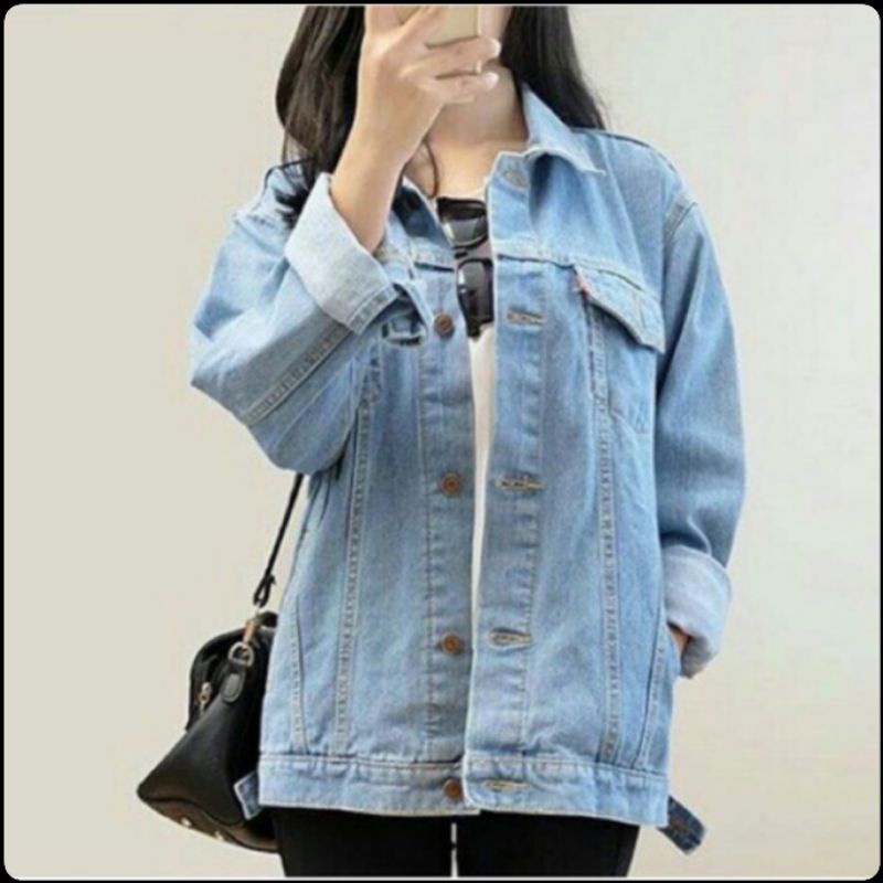 Jaket store levis oversize