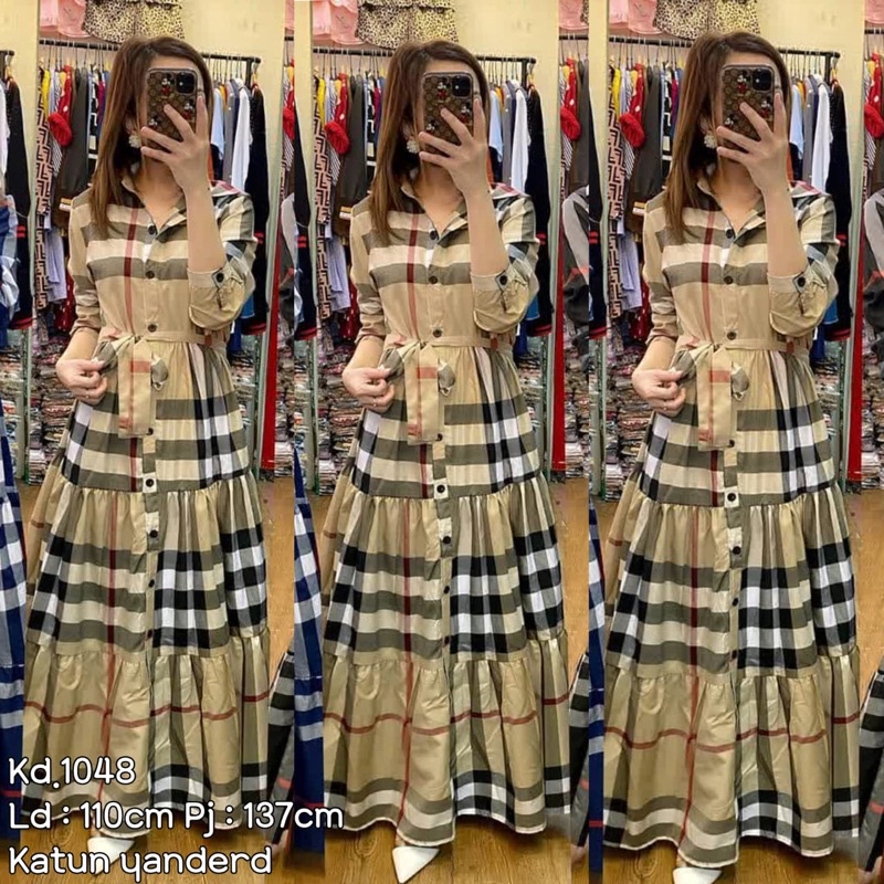 Dress shop burberry dewasa