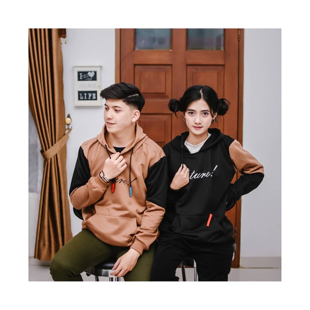 Hoodie cheap couple shopee