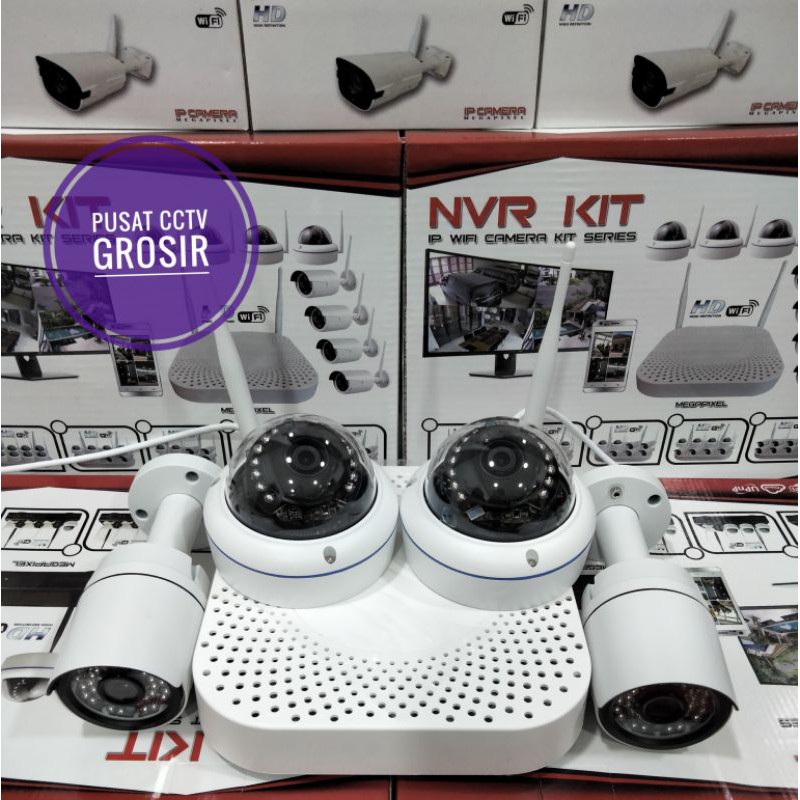 Paket cctv wireless 4 2024 channel