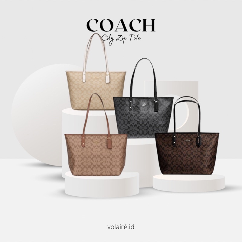 Coach city outlet zip tote