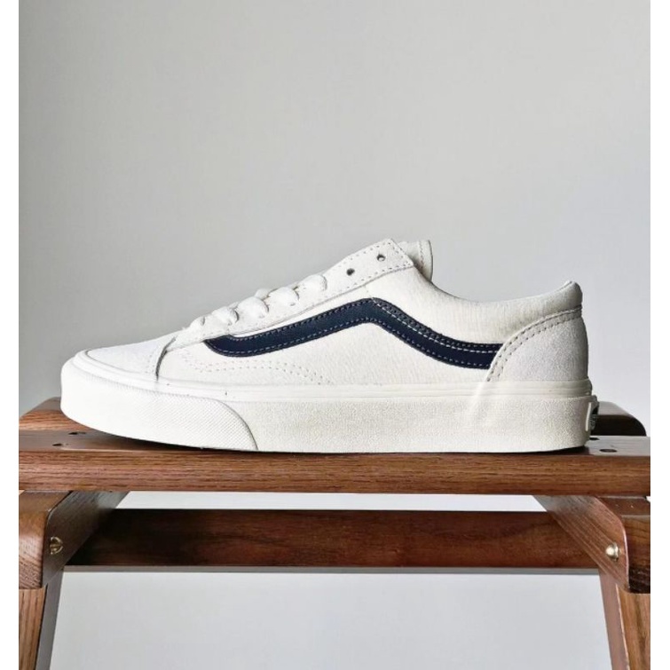 Vans marshmallow hot sale dress blue