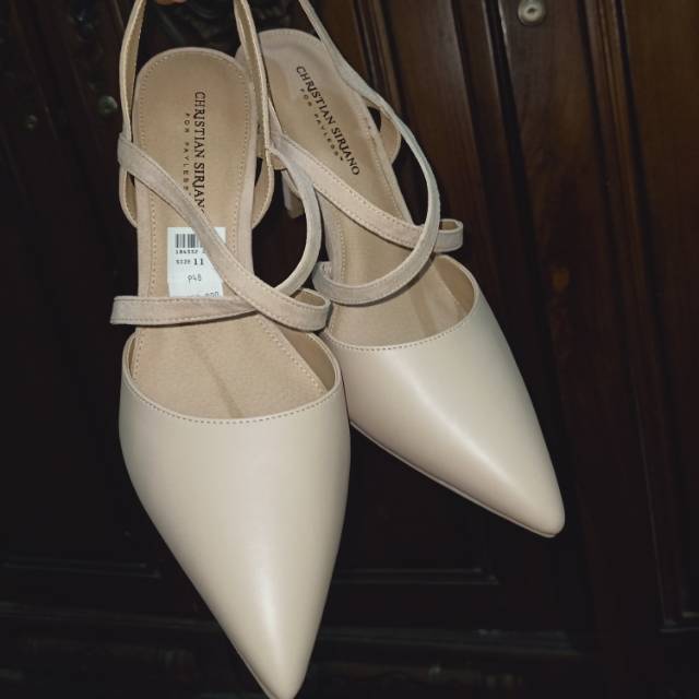 Christian siriano deals white heels