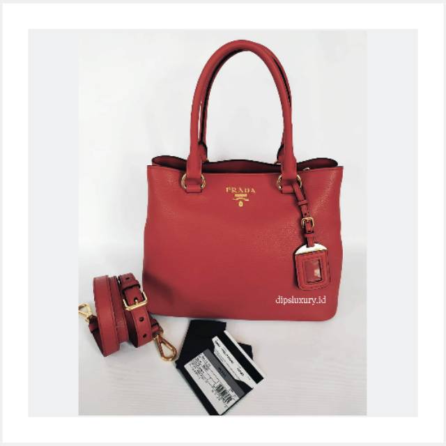 Prada borsa a mano vitello online phenix