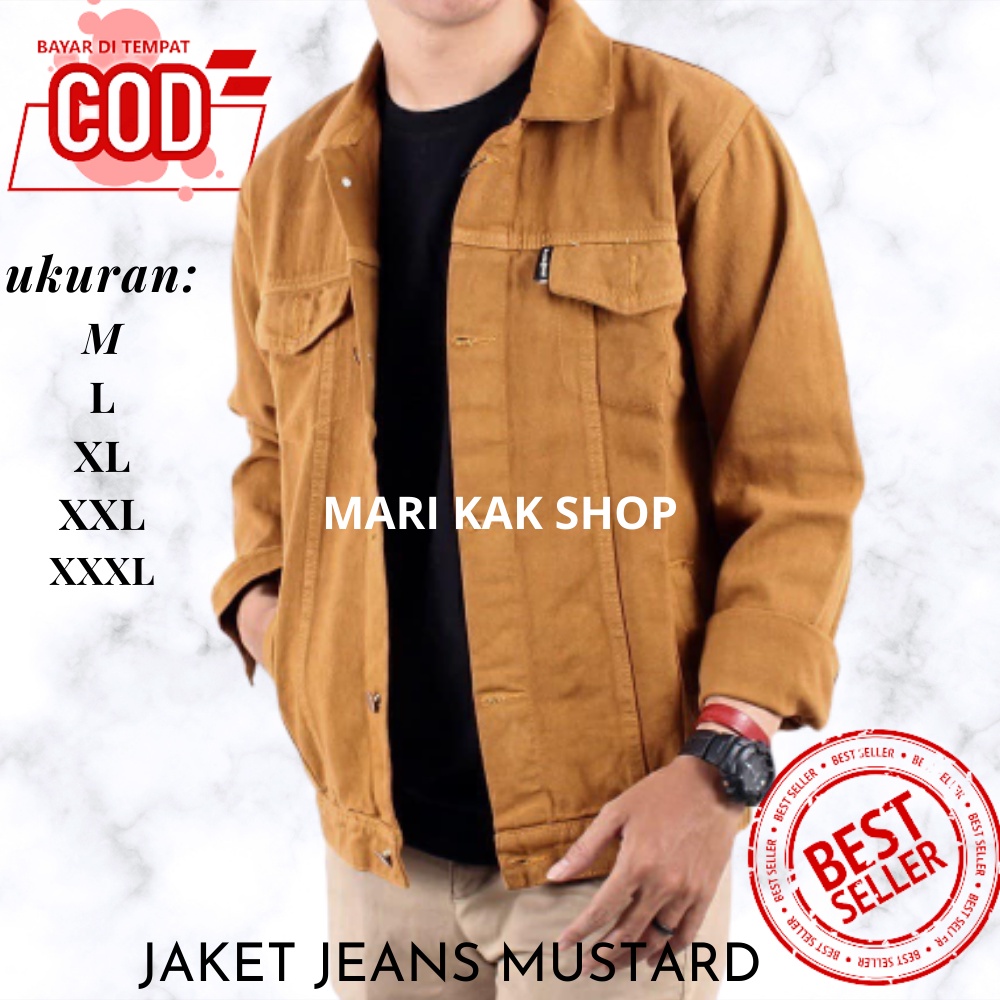 Jaket store levis mustard