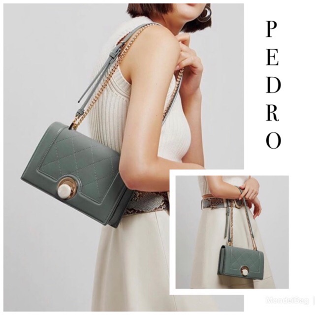 Jual ORIGINAL Pedro button quilted sling bag tas selempang