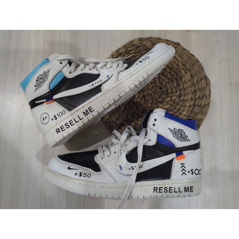 Air jordan 1 off white cheap resell