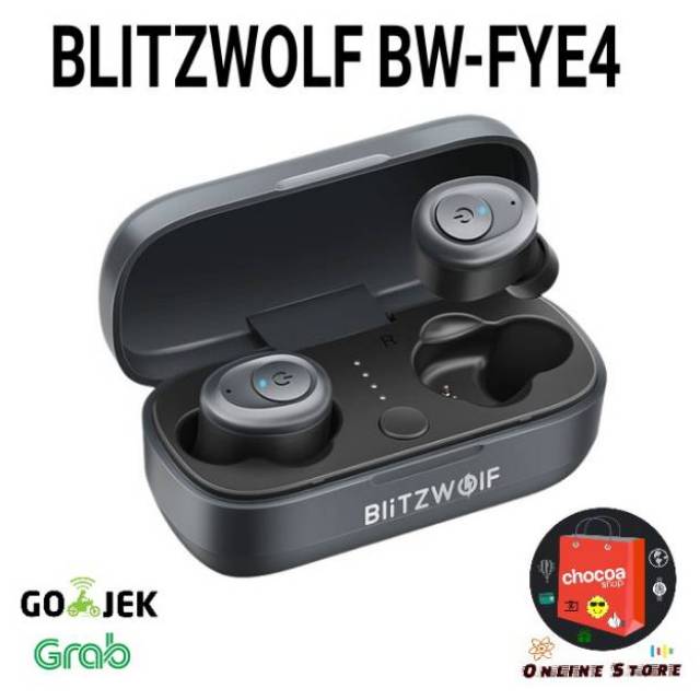 Jual BLITZWOLF BW FYE4 BLUETOOTH EARPHONE WIRELESS TRUE WIRELESS