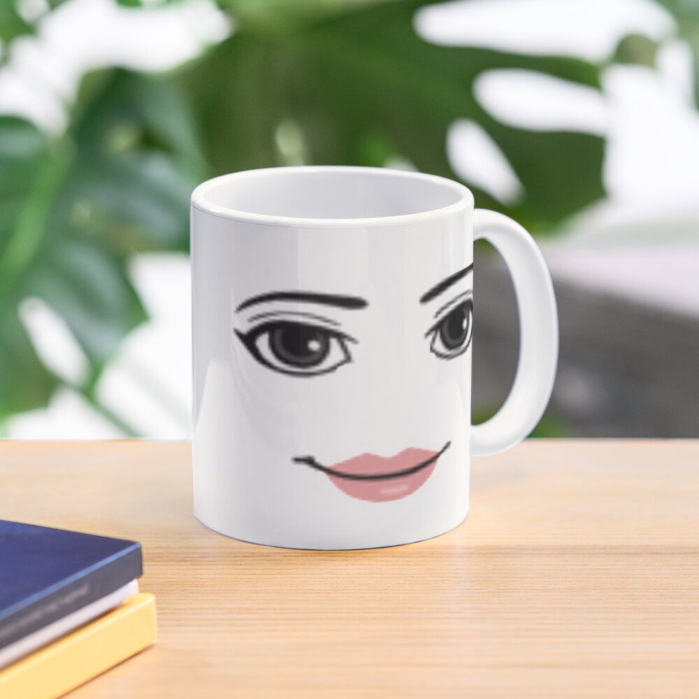 woman face Roblox Drinking Glass