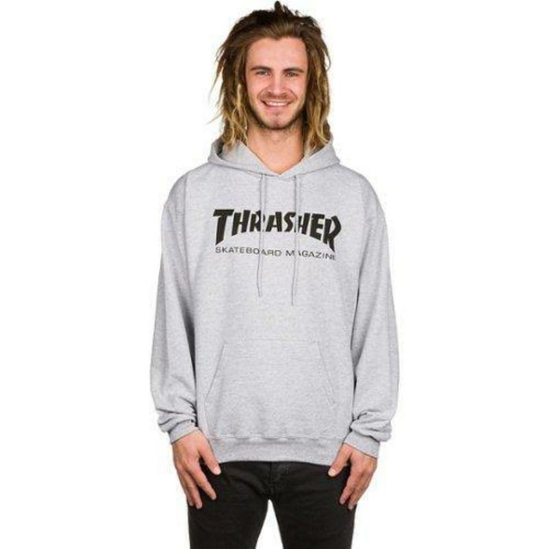 Thrasher skate cheap mag hoodie grey