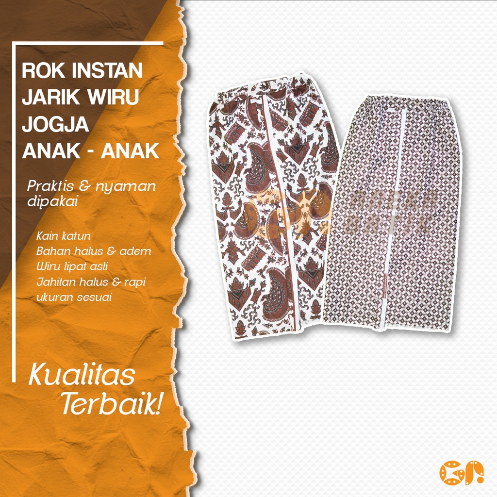 Jual Rok Jarik Wiru Jogja Anak Paud TK SD | Shopee Indonesia