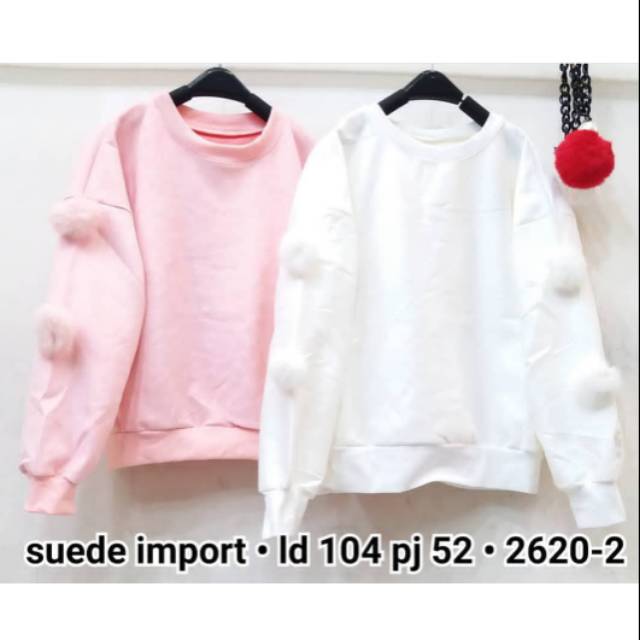 Jual Atasan / Sweater Import Bahan suede / Harga Untuk 3 baju / model |  Shopee Indonesia