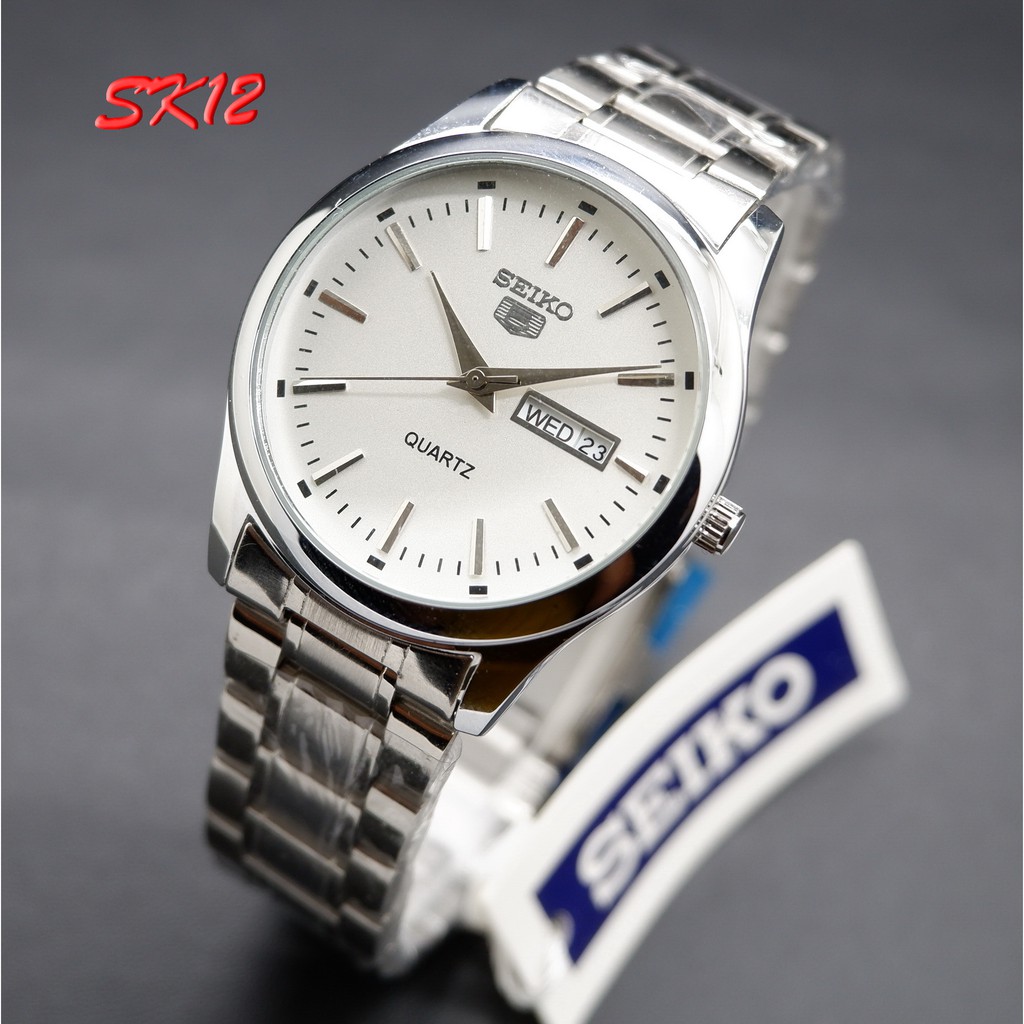 Jual Jam Tangan Pria Seiko 5 Rantai Silver Shopee Indonesia