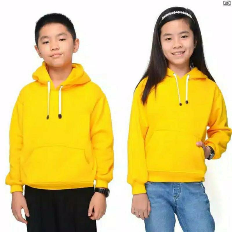 Hoodie anak polos hot sale