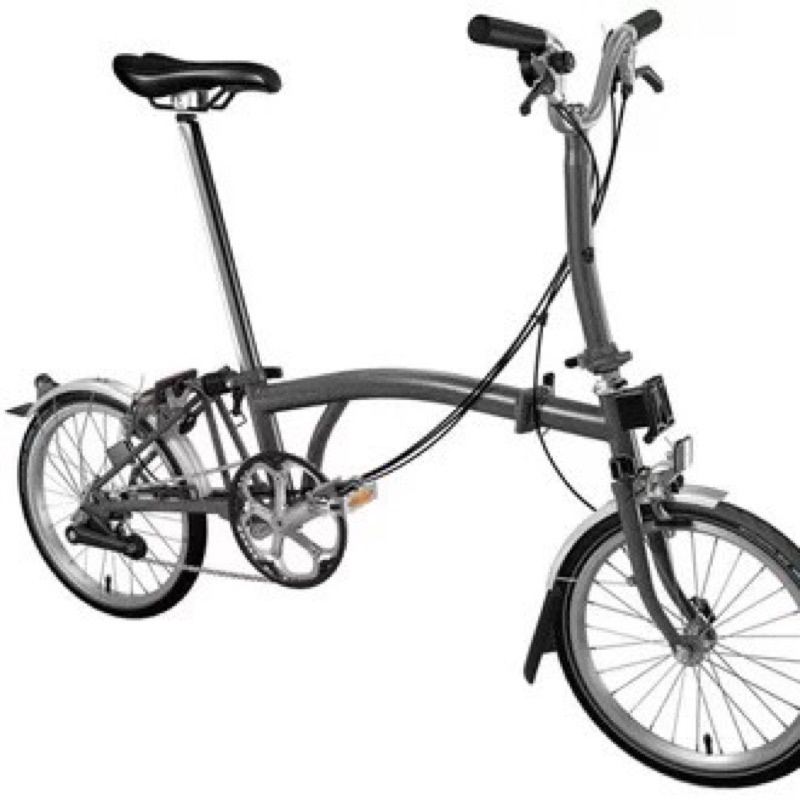 Brompton metallic 2024 graphite m6l