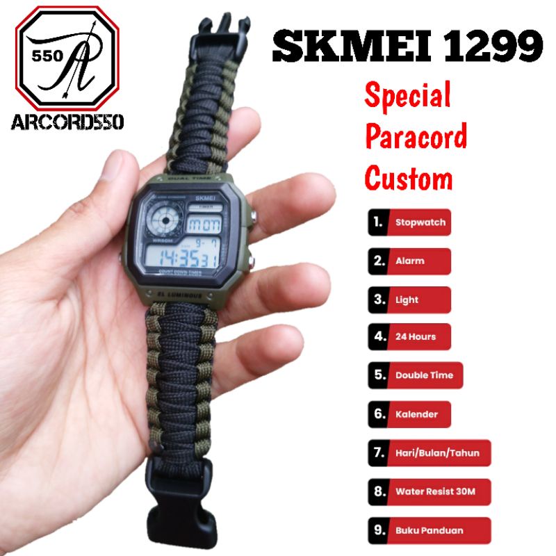 Jam skmei outlet 1299