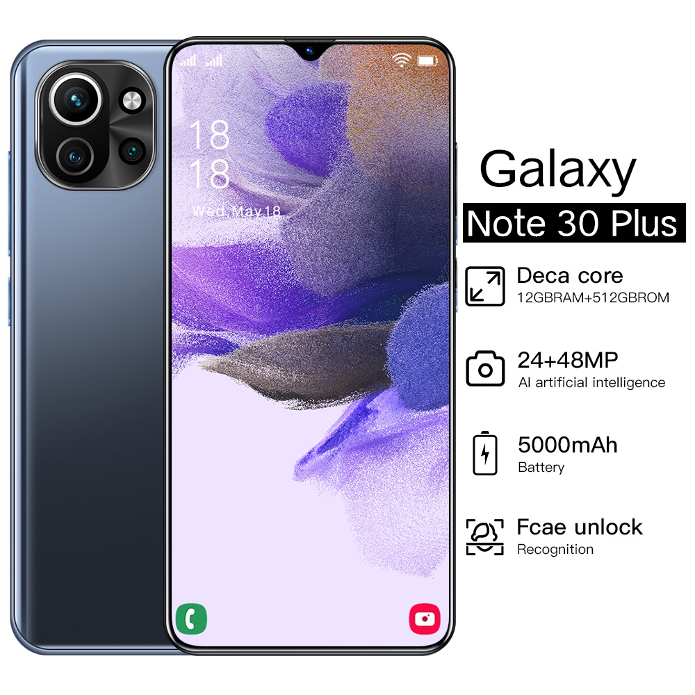 Jual HP Murah Original Galaxy Note30 Plus 5G Handphone 6.7Inci Ponsel  Android RAM 16GB ROM 512GB Dual Card SIM Smartphone Ponsel baru Mobile  Phone Handphone | Shopee Indonesia