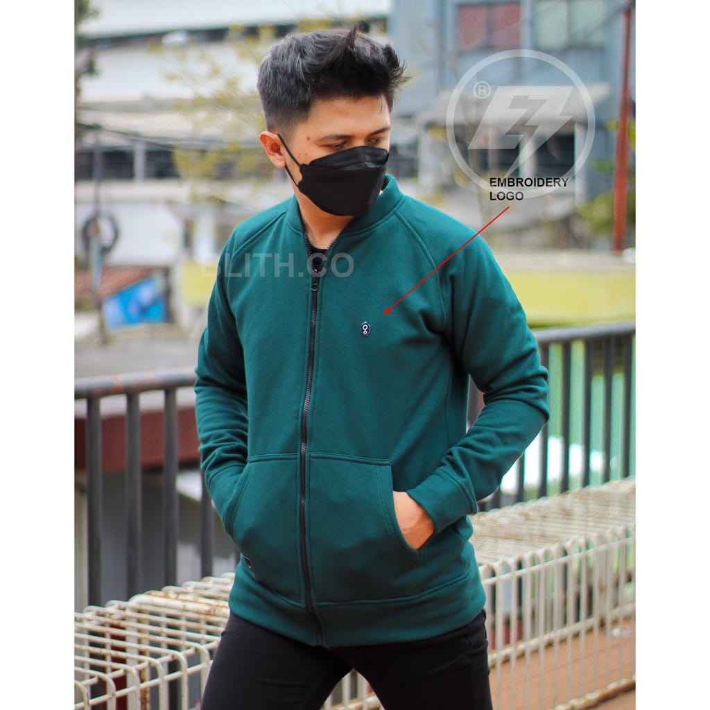 Jaket green outlet light