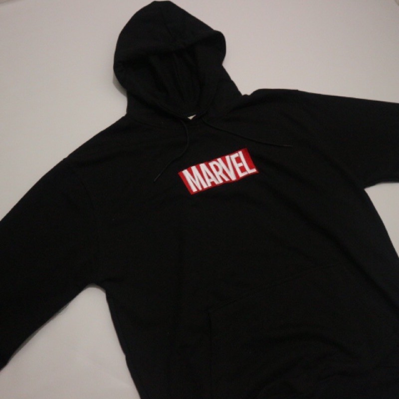 Marvel box best sale logo hoodie