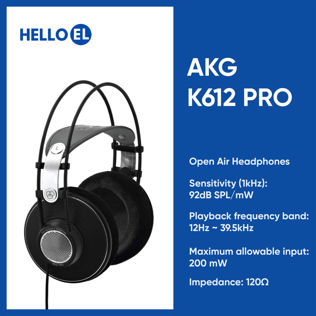 Akg k612 pro online impedance