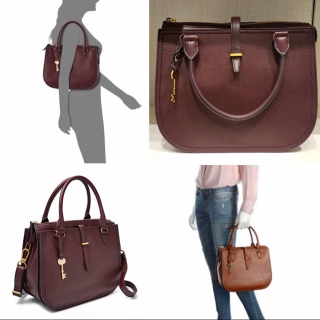 Fossil ryder satchel discount fig