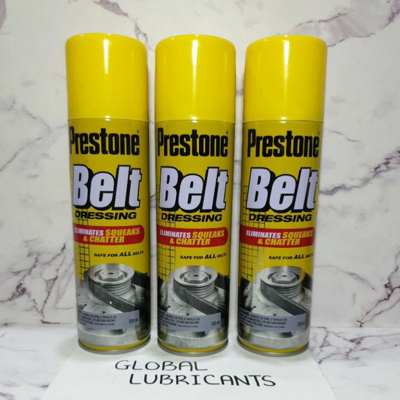 Prestone belt cheap dressing