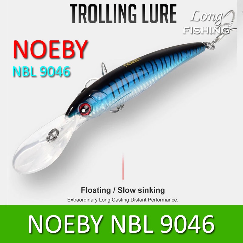 Jual Umpan Lure Trolling Sinking NOEBY NBL 9046 Ukuran 14cm/52gr