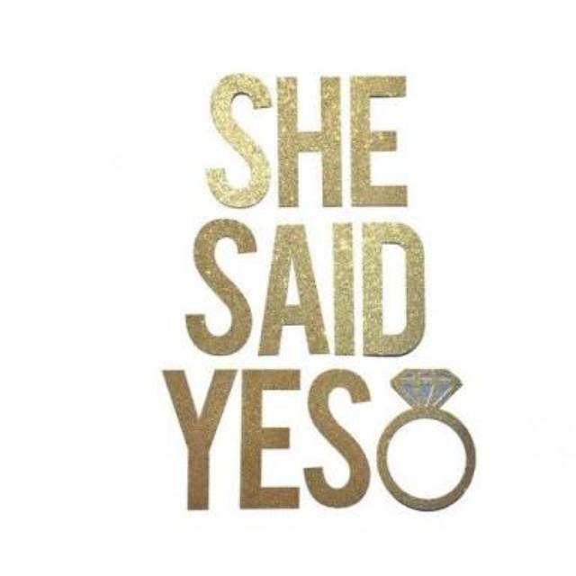 She says yes