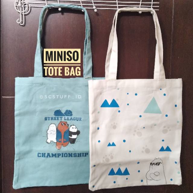 Tote discount bags miniso