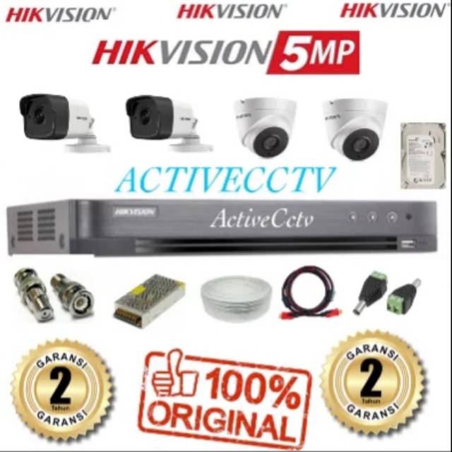 Paket cctv clearance 4 kamera