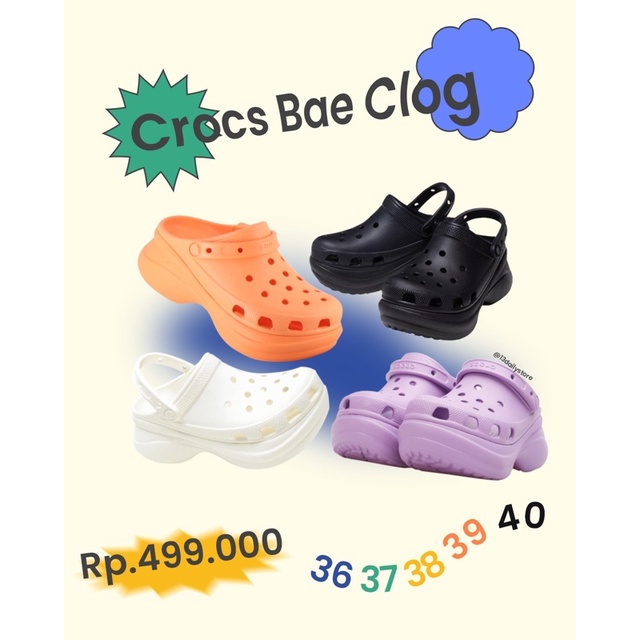 Crocs platform online bae