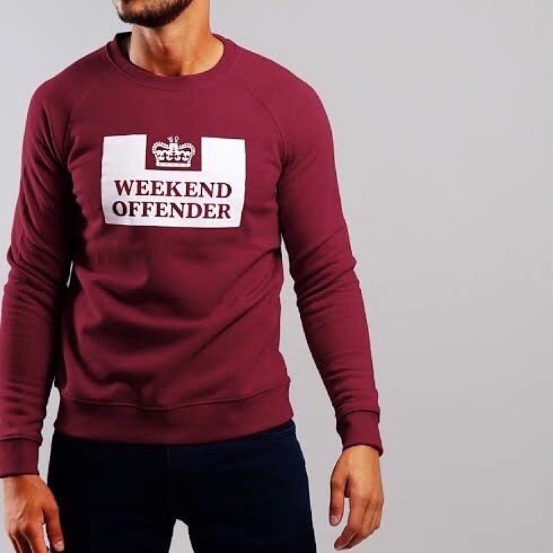 Jual WEEKEND OFFENDER CREWNECK SHANG SWEATSHIRT SWEATER CASUAL