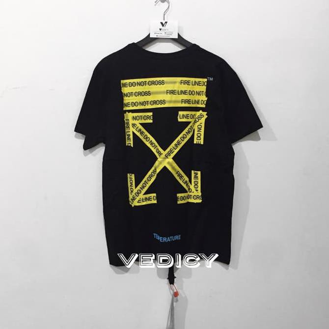 Off white outlet tee firetape